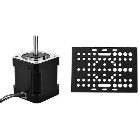 1 placa de pórtico CNC con ranura en V universal y 1 motor paso a paso Nema 17.