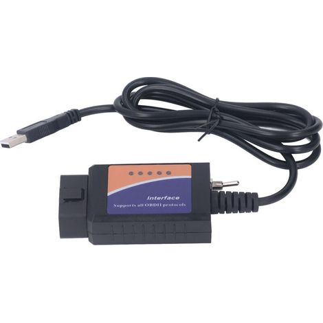 Jeffergarden Outil de diagnostic automobile pour ELM327 PIC18F25K80 FTDI avec CD, prend en charge le protocole OBD2, adapté à Focus (1/5)