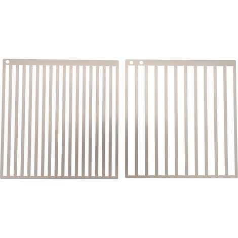 Règle en acier inoxydable (lot de 2) pour la peinture pierres (1/5)