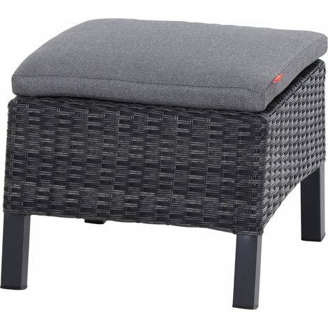 Siena Garden Hocker Taranto Alu, Geflecht, inkl. Kissen M21904 (1/5)
