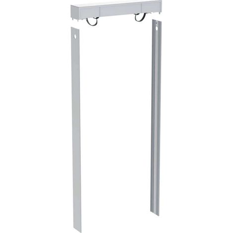 Geberit - Kit di preinstallazione per Monolith Plus, alluminio spazzolato 131.196.00.2