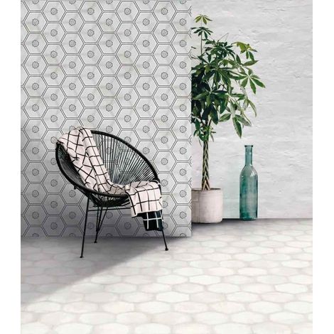 Carrelage Imitation Carreaux de Ciment HABITANIA 21x25 cm Kristy (1/2)