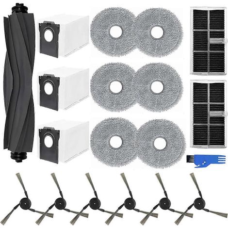 Kit de balais-brosse avec filtre pour Dreame X40 Ultra / X40 Pro / S30 Pro Ultra