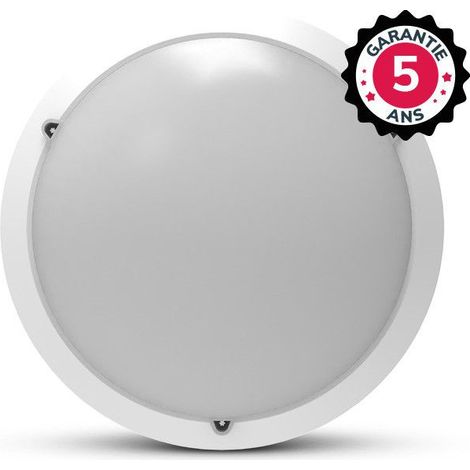 Lámpara Hublot LED Blanco Ø300 20W 3000K – Garantía 5 años. Miidex Lighting® (1/5)