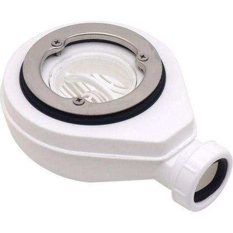 Bonde D'Évacuation Horizontale Ø90 - Pour Receveur De Douche - Débit 45 L Min - Polypropylène - Unité (1/4)