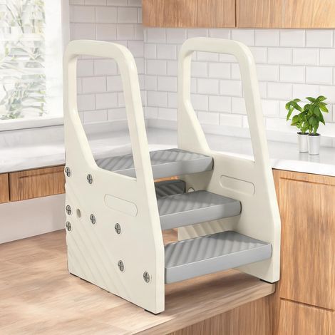 Tabouret enfant ajustable 3 en 1 antidérapant 43 x 42 x 65,5 cm (1/5)