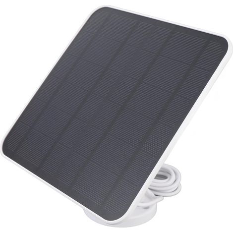 Solarpanel, 12 W, USB-C, 360°-Halterung, IP66, für Außenkameras und Projektoren (1/5)