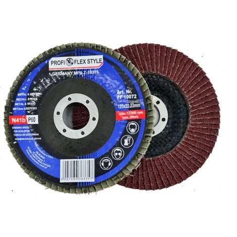 Disco de lijado listonado Silver Profi-Flex 125 mm P40, ideal para lijado de superficies duras, acabado intermedio, alta durabilidad, rendimiento excepcional para trabajos pesados.