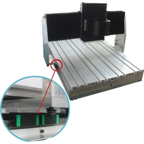 Fresadora CNC, marco de aluminio, para uso de sobremesa, pinza 3040-52MM 2 (1/5)