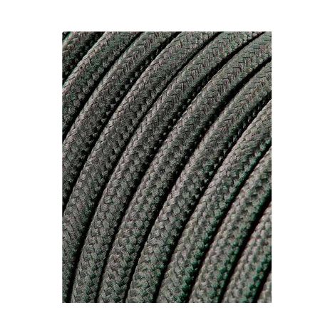 Câble Cordon Tubulaire 2x0,75mm C63 Gris Foncé 25m