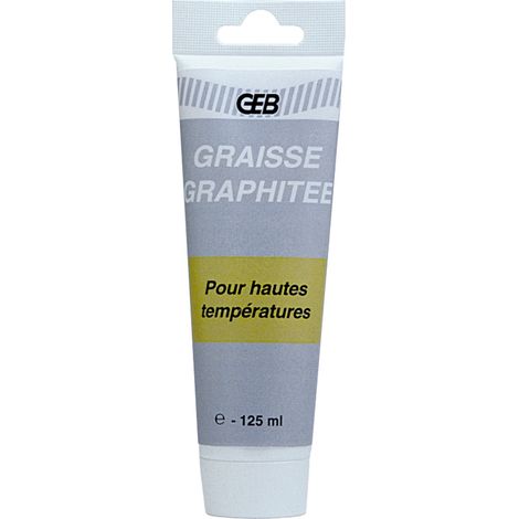 GEB – Graisse graphitée pour serrure – Lubrification sèche jusqu’à 500 °C – Protection anti-corrosion – 125ml