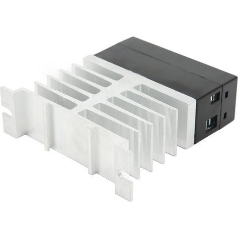 Relais statique DC avec dissipateur thermique, module de puissance 3-32V entrée 5-220V sortie (1/5)