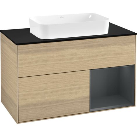 Villeroy & Boch G252HGPC Meuble sous-lavabo Finion G25 (1/2)
