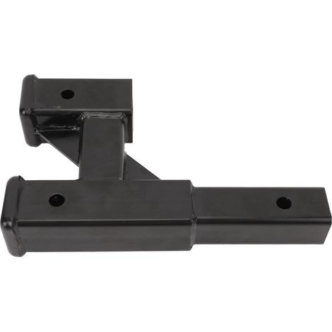 Rialzo per gancio di traino in acciaio nero da 24,5 cm (9,65 pollici) per auto, SUV, pick-up, camper con attacco di traino da 5 cm (2 pollici). (1/5)
