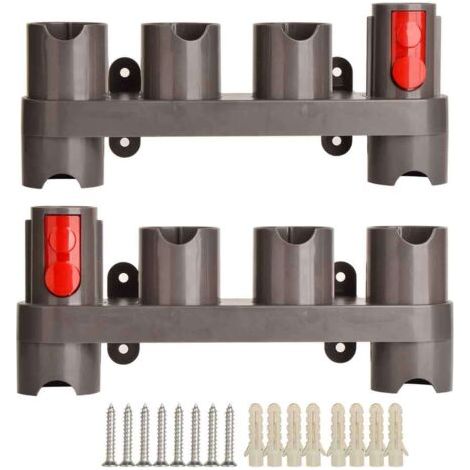 Support Mural pour Accessoires Aspirateur Compatible avec Divers Modèles 10 Compartiments Inclus Lot de 2 - AUTRES (1/5)