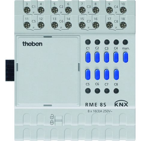 Theben KNX Erweiterungsmodul zur Steuerung von 8 LED-Geräten