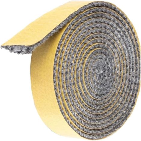 Glasfaser-Ersatzdichtung für Holzöfen, flaches Ofendichtungsband 3 mm x 18 mm x 2 m