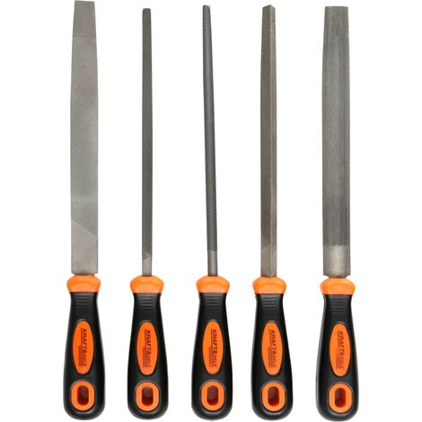 Jeu de limes métalliques 200 mm KD10891 (1/5)