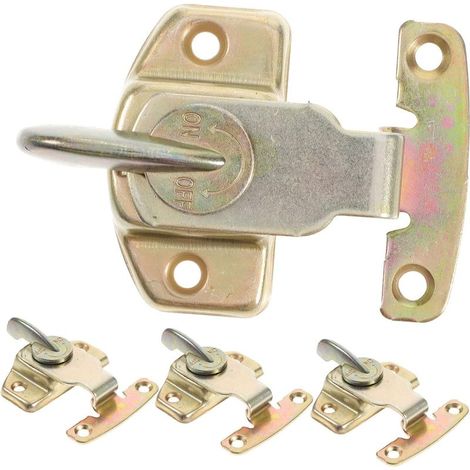 Lot de 4 loquets d'extension en fer doré pour tables à manger (1/5)