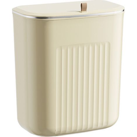 Poubelle murale compacte et de grande capacité au design esthétique et robuste, idéale pour la cuisine, le salon et la salle de bain. (1/5)
