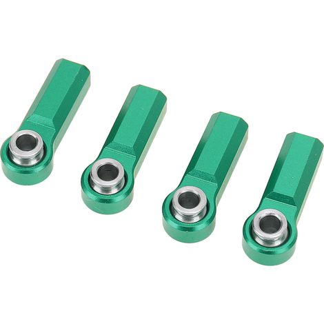 GARRYFIZH 4 rotules M4 en alliage haute résistance, pour modèle 1/10, vert (1/5)