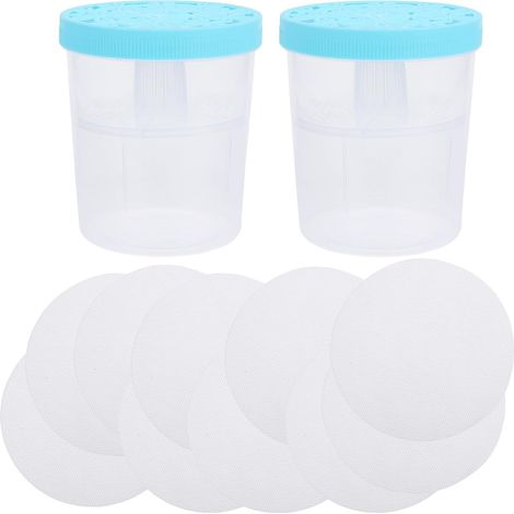 Lot de 2 Boîtes Absorbantes D'humidité en Plastique pour Placard, Fonctionnement Simple, de L'humidité Espaces Clos (1/5)