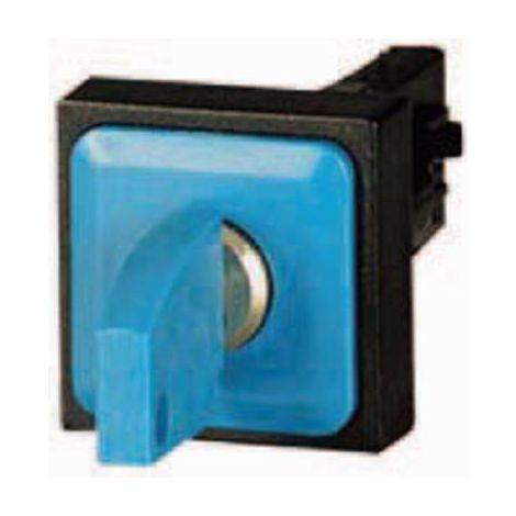 Bouton à clé 2 positions bleu à rappel EATON Q25S1-BL (1/2)