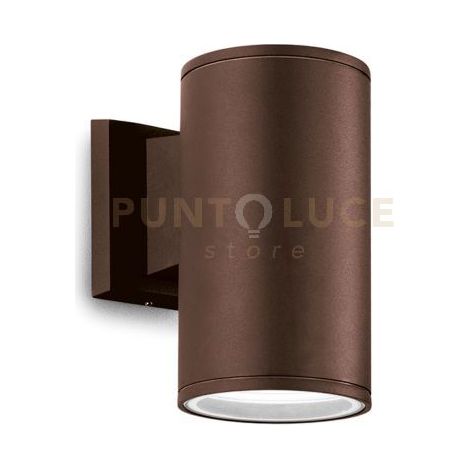 GES1005- APPLIQUE IN ALLUMINIO 1 LUCE ATTACCO E27 COLORE RUGGINE IP65