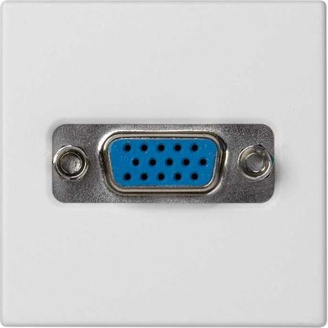 Conector de vídeo VGA Simon Connect K45 /D-Sub 15/ blanco puro K100B/9 (1/2)