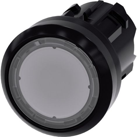 Siemens 3SU10010AB700AA0 3SU1001-0AB70-0AA0 Leuchtdrucktaster Betätiger flach, Frontring Kunststoff (1/3)