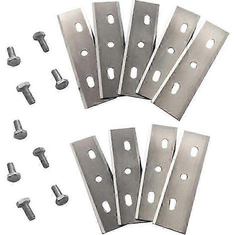 9 lames de coupe en acier inoxydable pour tondeuses à gazon AL-KO Robolinho 500 700 1150 1200 2000. (1/4)