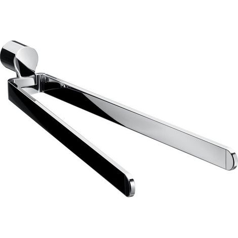 Toallero fino Emco, cromado, giratorio, 2 brazos, 451 mm - 845000145 (1/4)