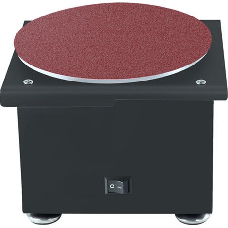 [JAMAIS UTILISÉ]Mini ponceuse à disque d'établi avec affûteur électrique, 7 vitesses variables et 10 disques de ponçage inclus. Machine de ponçage, polissage et meulage pour bois, métal, acrylique et  (1/2)