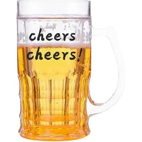 Bierkrug aus künstlich gefärbtem Kunststoff, 8,5 x 15 cm. Schüssel. (1/5)