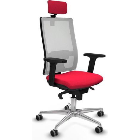 Piqueras y Crespo 2D086G2 Silla de Oficina Roja Ergonómica