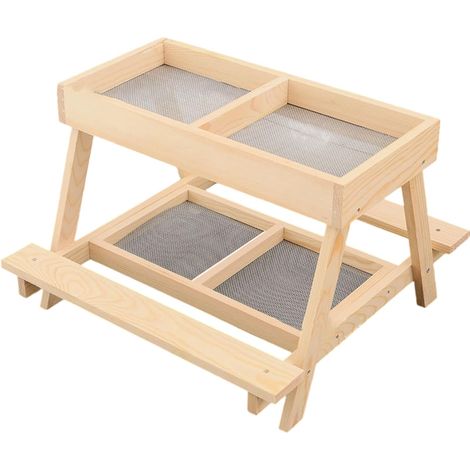 Mangeoire pour Poussins - Table d'alimentation À Double Niveau - Mangeoire (1/5)