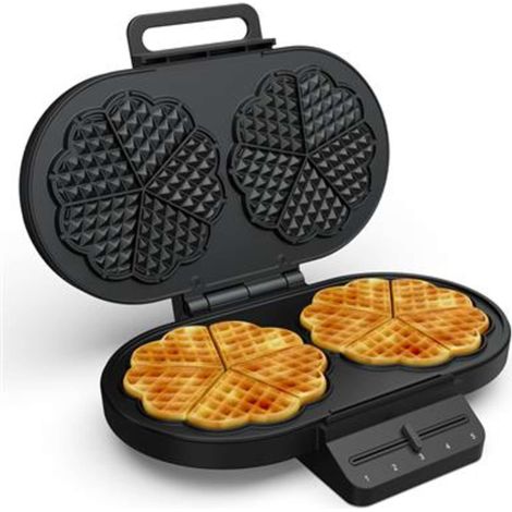 PIASTRA WAFFLE A FORMA DI CUORE