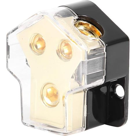 Boîtier BusBar, 1 x 1GA in 2 x 4GA Out Splitter Block Bloc de Distribution à la Terre Distribution (1/5)