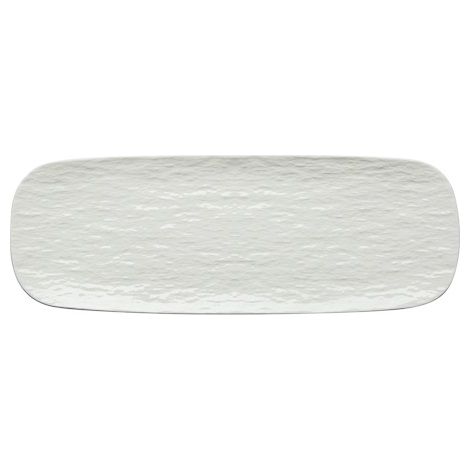 Vassoio in Porcellana Rettangolare Bianco Lungo Touch me 29 x 10 cm (1/2)