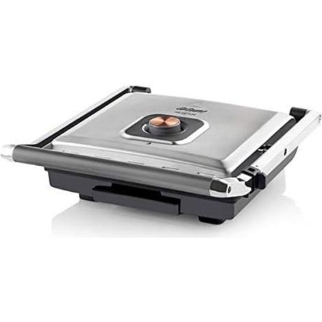 Arzum Metallium Toaster, Sandwich Maker, Grill, Silber, Perfekt für 4 Scheiben Toastbrot