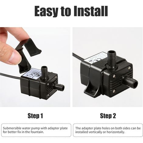 [Pompe Submersible] + USB Brushless + DC5V Mini + Ultra-silencieuse et IP68 (1/5)