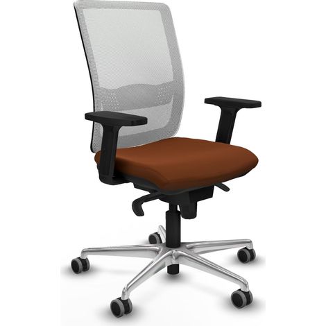 Chaise de bureau piqueras y crespo Haches blanc cuir synthétique (1/2)
