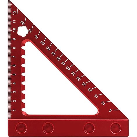 Équerre métrique à 90°, 15 cm (6 pouces), de menuisier, 25 (±0 (1/5)