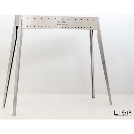 Canaline cuoci spiedini in acciaio inox - Miami 500/800 L 74,5 x P 11 x H 83 (1/4)
