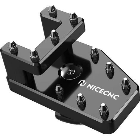 Extensión del pedal de freno, diseño elevado, agarre mejorado, color negro. (1/2)