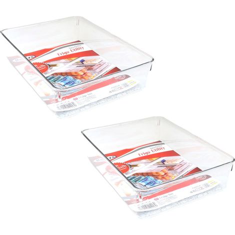KIT SET 2 PZ MAURY'S VASCHETTA CONTENITORE PER FRIGORIFERO 30 X 23 X H7 CM (1/5)