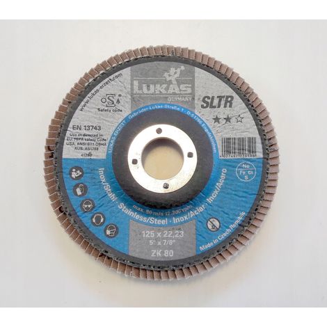 Schleifscheibe lukas-erzett sltr Zirkoniumkorund 125 mm