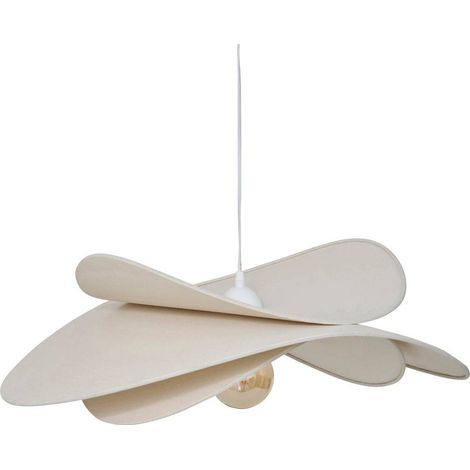 Suspension Alara beige lin D69cm - Atmosphera créateur d'intérieur