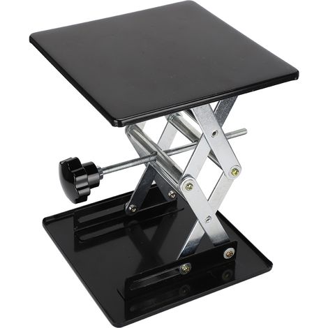 Plateforme de levage de laboratoire 200x200mm, support à ciseaux réglable en hauteur, crémaillère de laboratoire, table élévatrice manuelle J03004 (1/5)