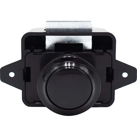Verrou à bouton-poussoir, serrure sans clé, utilisation polyvalente, Noir (1/2)